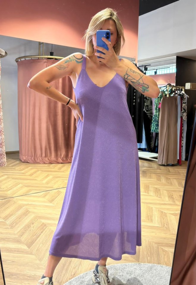 Abito Midi Lurex "Glow" – Be Limousine -  S