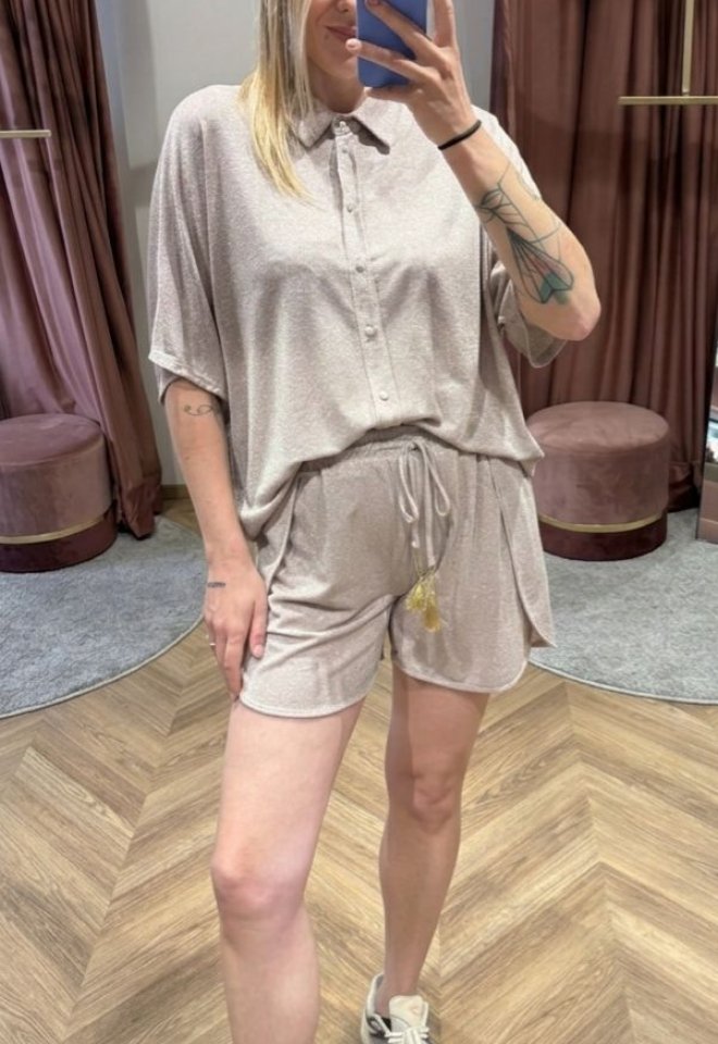 Short in maglina Lurex -  S