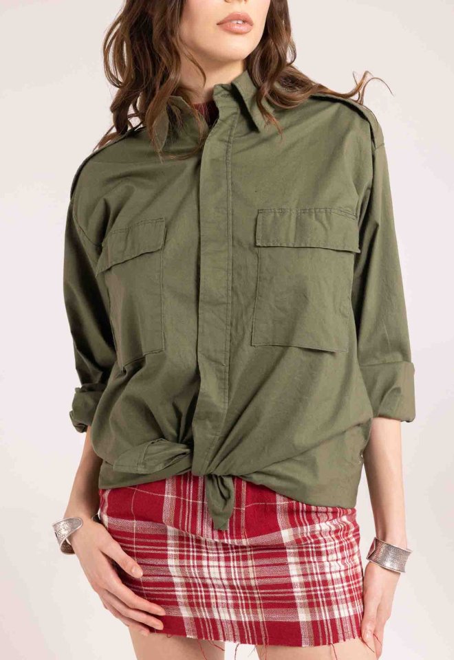 Giacca Sahariana Vintage “FS Laboratorio” – Reworked Artigianale -  taglia unica