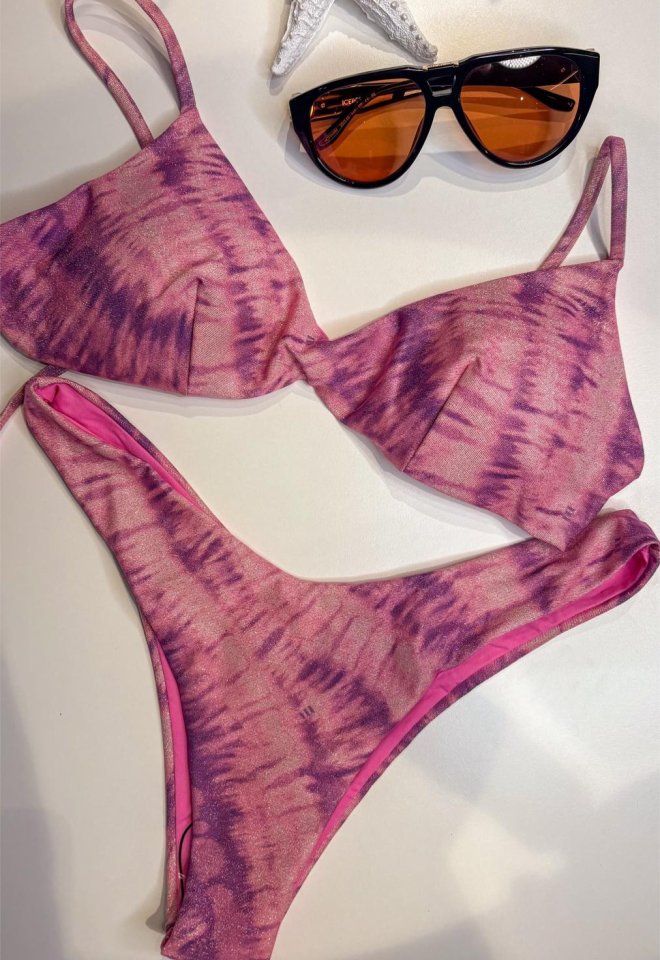 Bikini Tina Tie-Dye Rosa  -  S