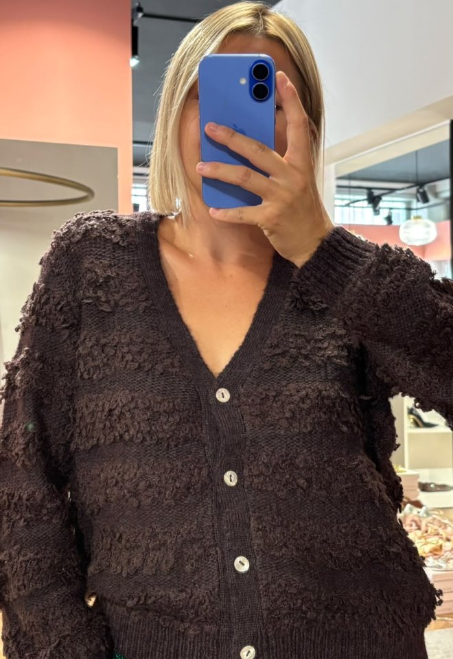 Cardigan Texturizzato Nusheeba– Nümph -  XS