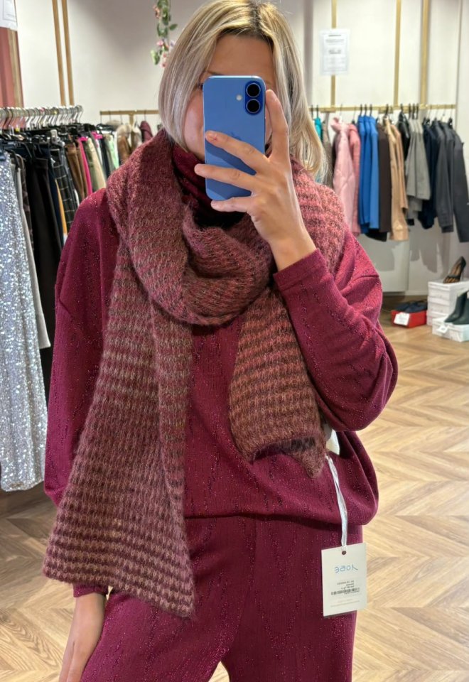 Sciarpa in Fine Alpaca e Filo Metallizzato – Chiara Bertani