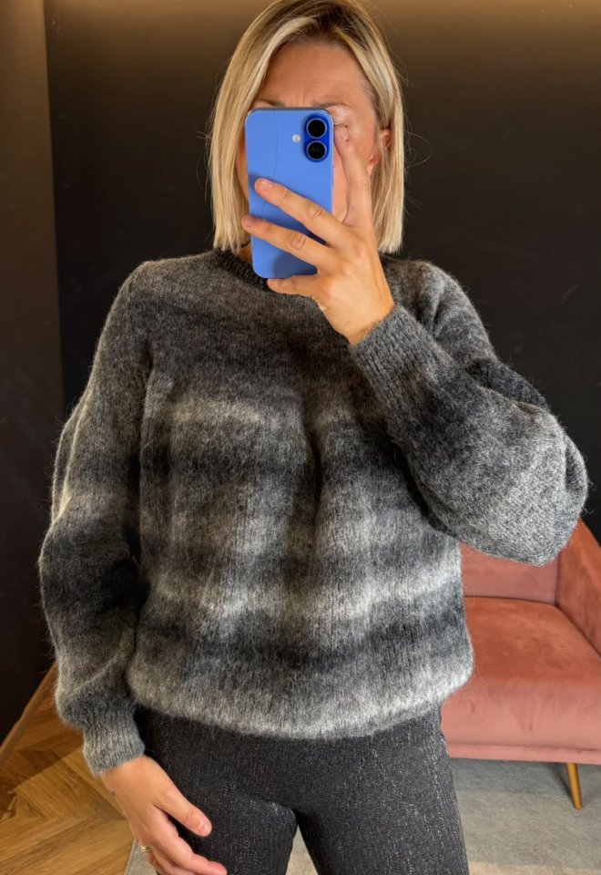 Maglione Girocollo Sfumato in Fine Alpaca – Chiara Bertani -  S