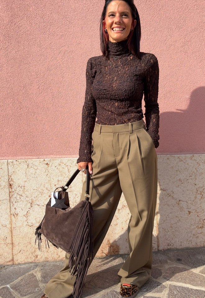 Pantaloni Sartoriali Wynne con Pinces -  S