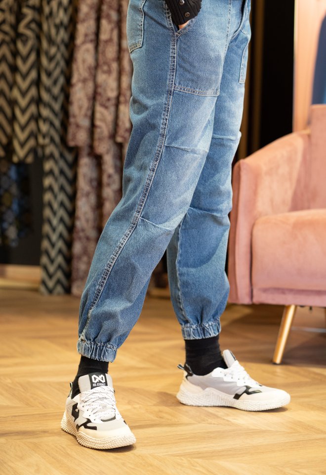 Jogger Denim - Blu -  40