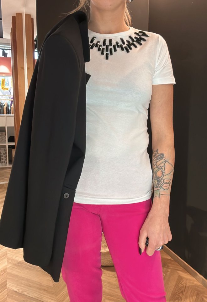 t-shirt pietre - Bianco -  XS