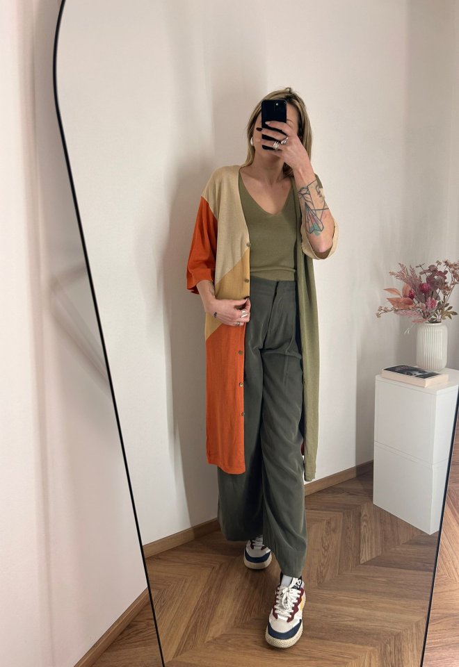 cardigan lungo  -  M
