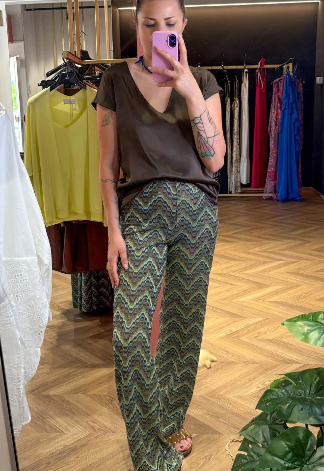 Polinesia Zigzag Giallo - Luce -  S