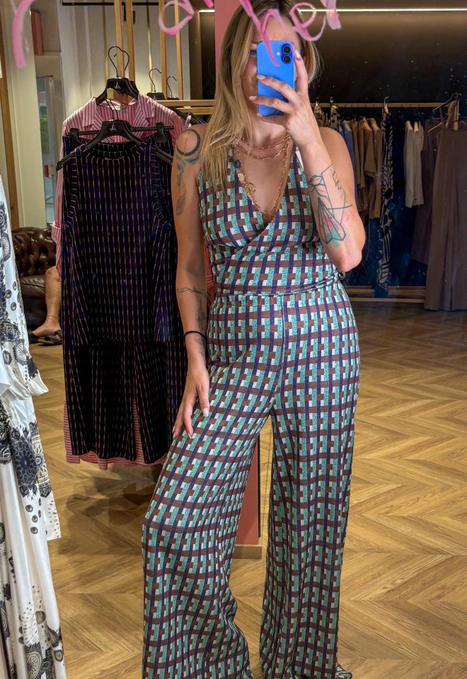 Paloma Geometric Acqua -  S
