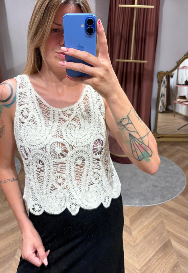 Top Crochet -  taglia unica