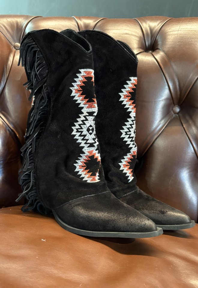 Texano Ricamato Frange -  37