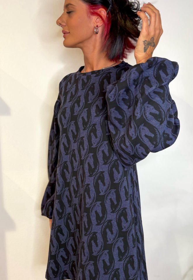 Abito Amarena Cavallo Scuro - Blu -  XS/S
