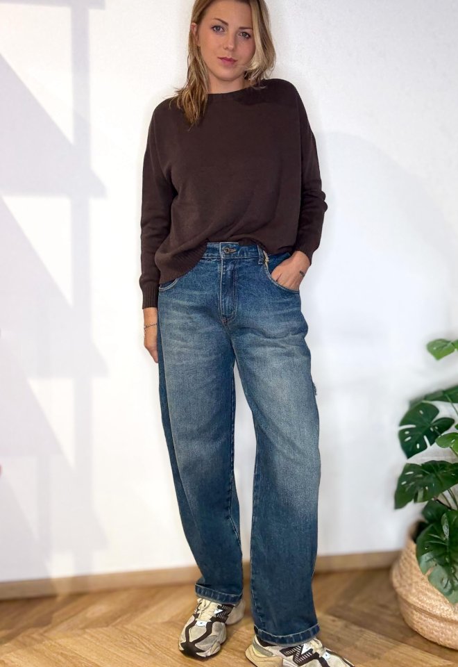 Jeans Worker_Fron street - Blu -  S