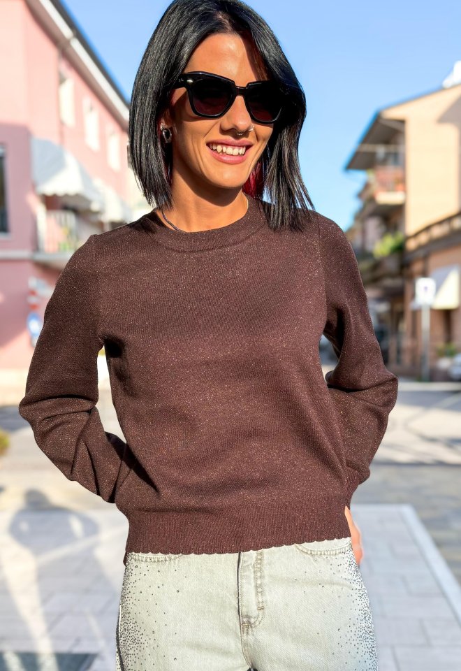 Pullover Black Coffee - Marrone -  S