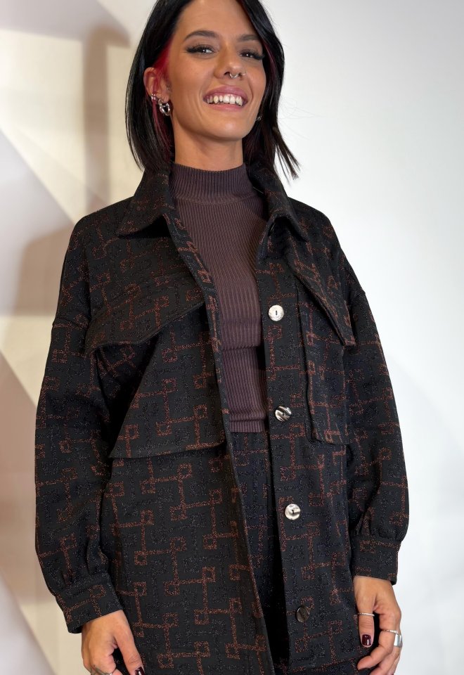 Giacca Camicia Oversize Mira -  S
