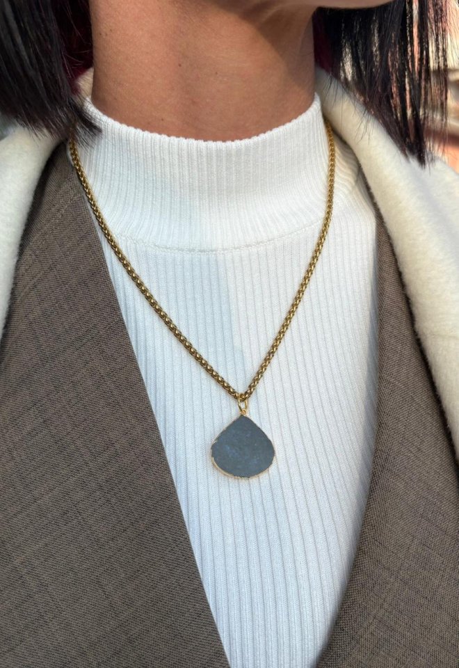 Collana Cuore Labradorite – Gypsy Chic Lovers