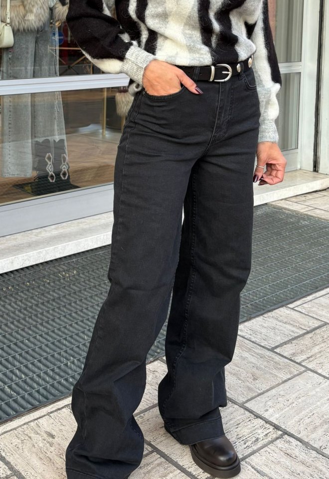 Nuparis Jeans Lunghi Neri -  38