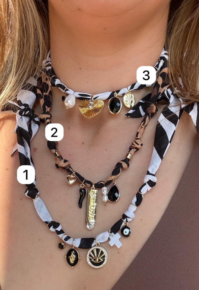 Collana Bandana Gold and Silver -  1