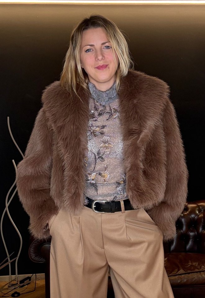 Pelliccia in Eco-Fur Crop – Agnese per Agnese -  taglia unica