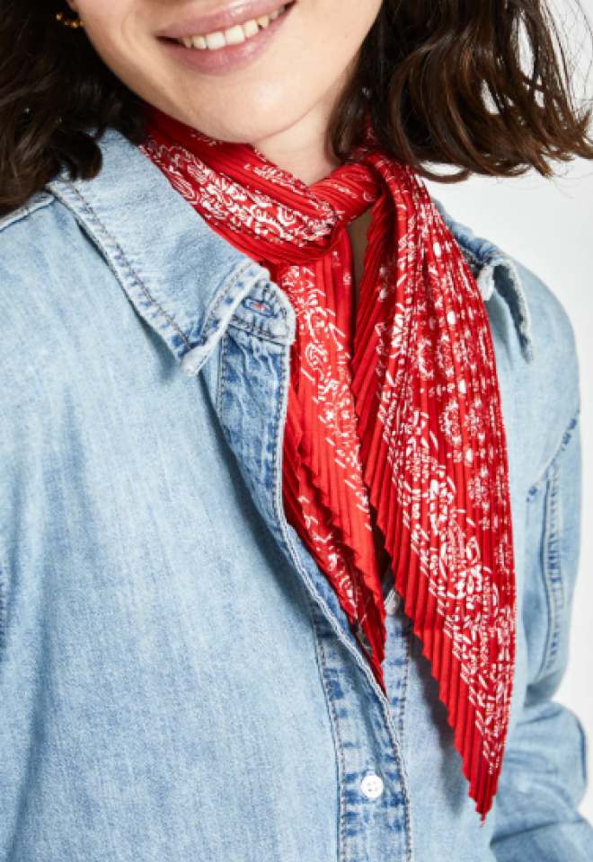 Foulard Bandana Rosso - Rosso