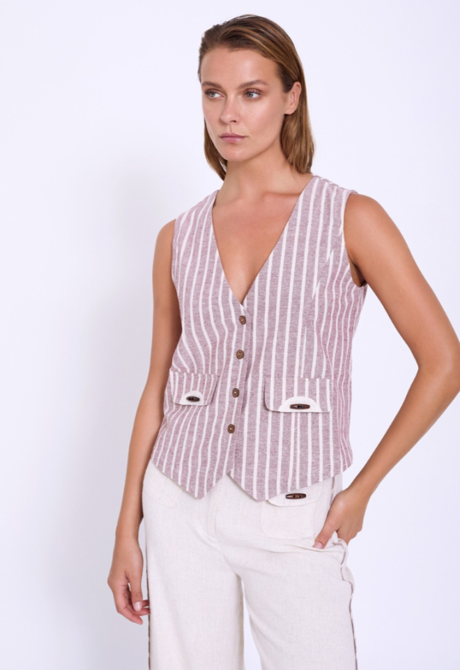 Gilet lino -  S