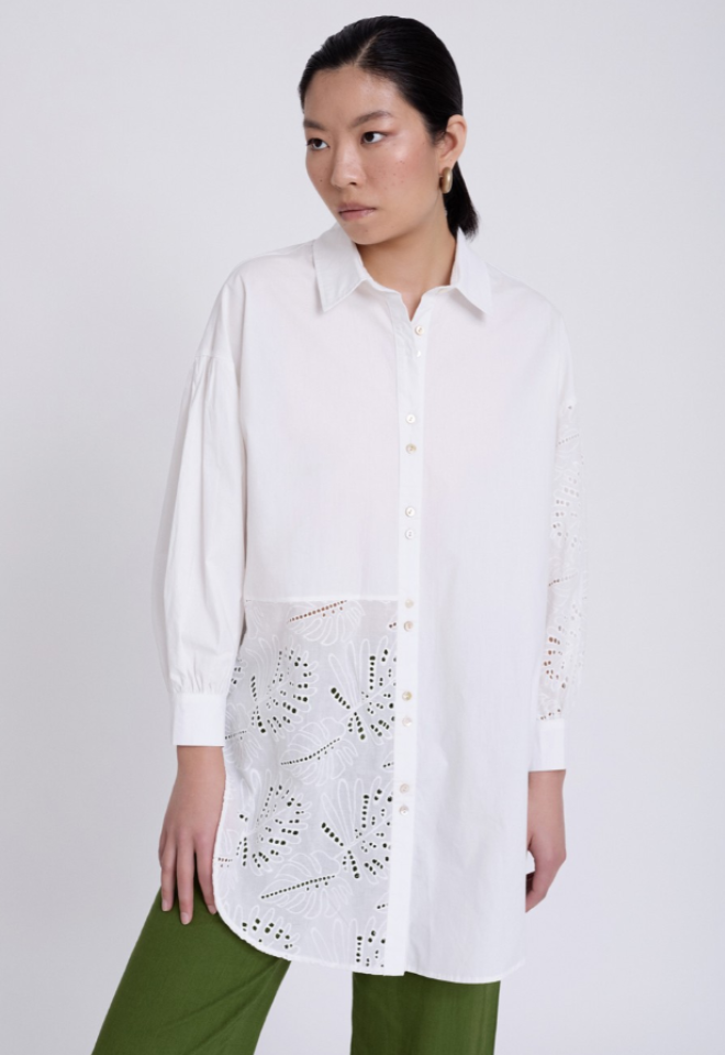 Camicia ricamata -  S