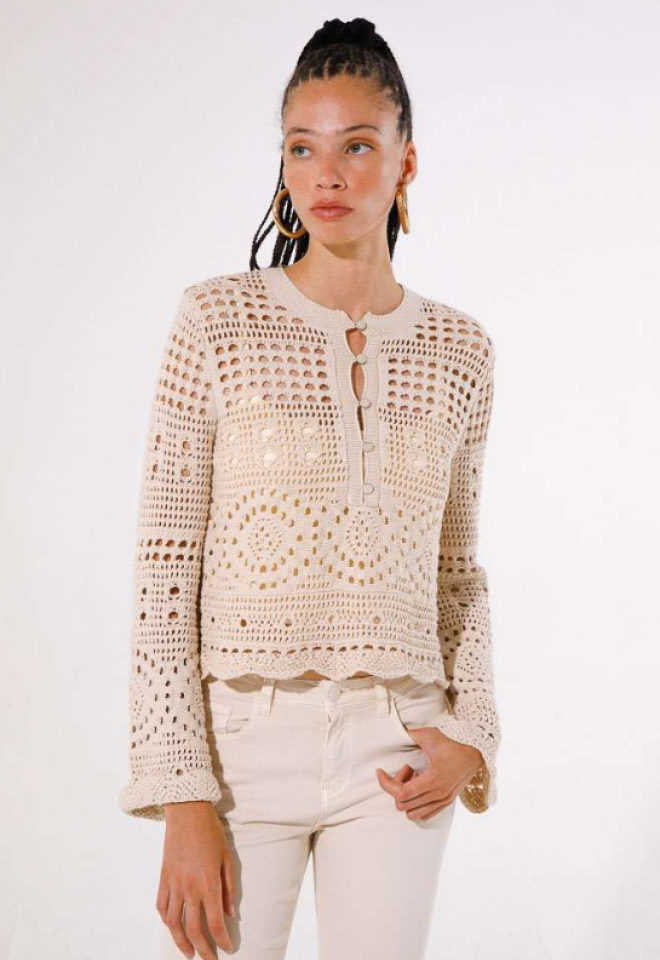 Maglia Crochet -  L