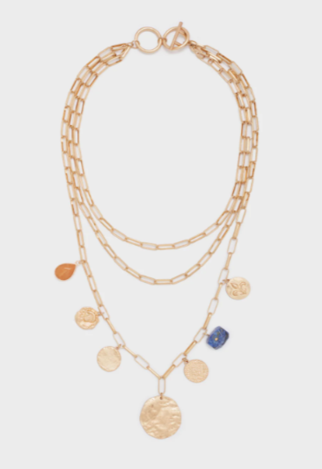 Collana lunga multi fili