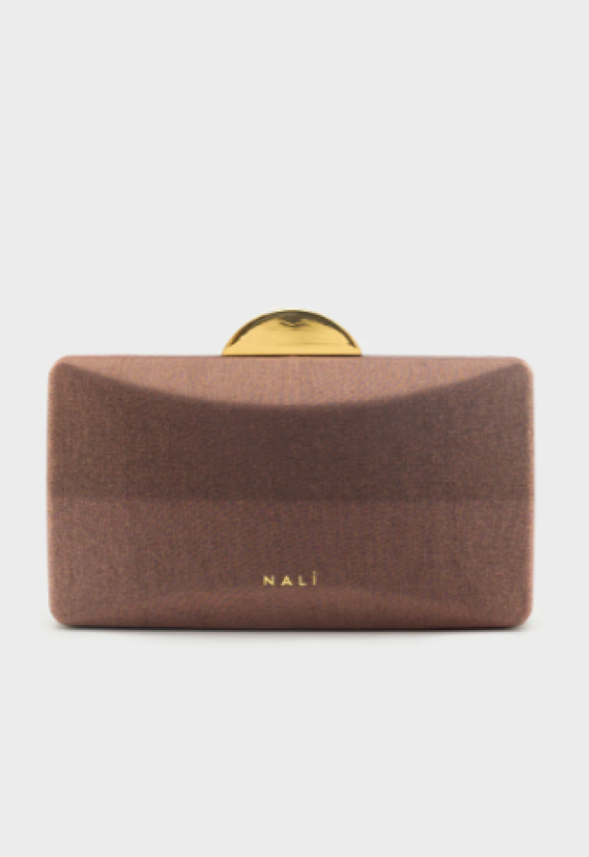  Clutch Misha Nalì con manico dorato e tracollina