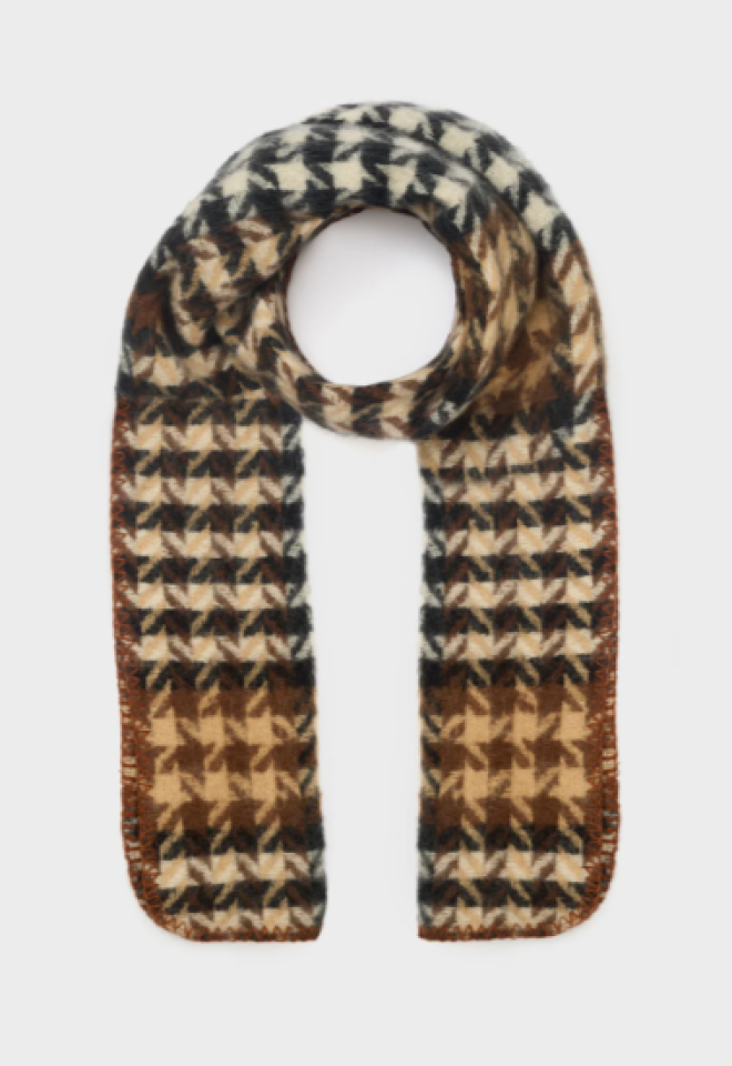  Sciarpa Kora morbida fantasia pied de poule