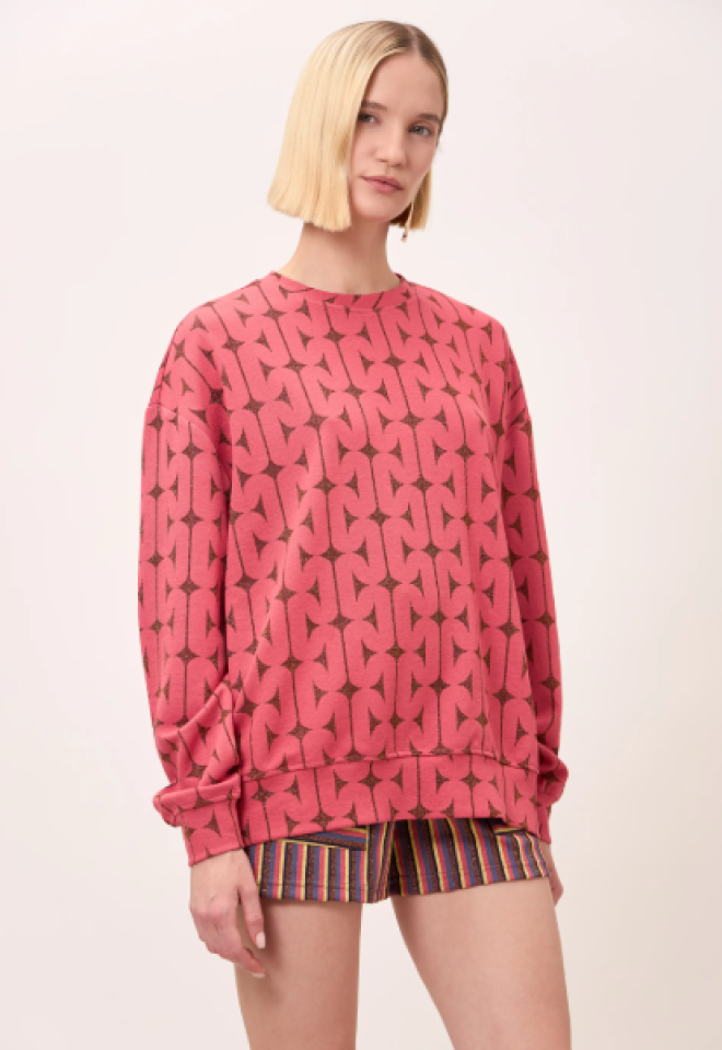 Felpa Melodie Rosa_ Luce -  S