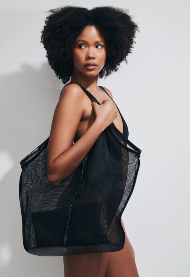 Mesh Iconic Bag  - Nero