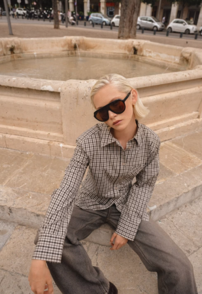 Camicia a Quadri Juniella -  S