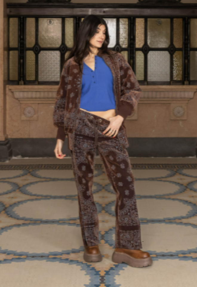 DONT@ME – Jeans Floccato al Laser a Gamba Larga -  XS/S