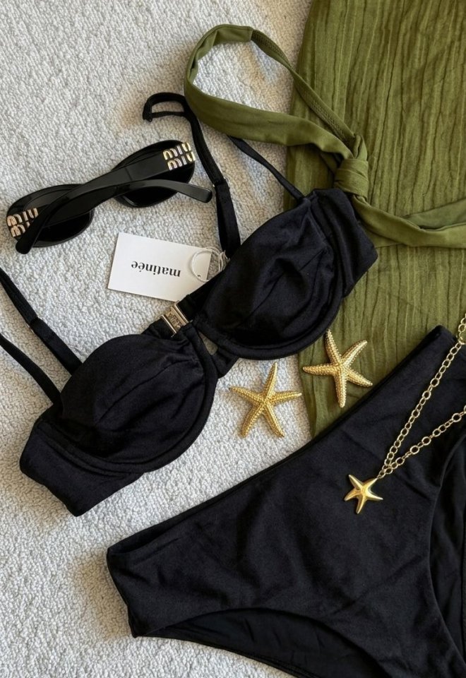 Bikini Adele – Black Lycra | Matinée -  S