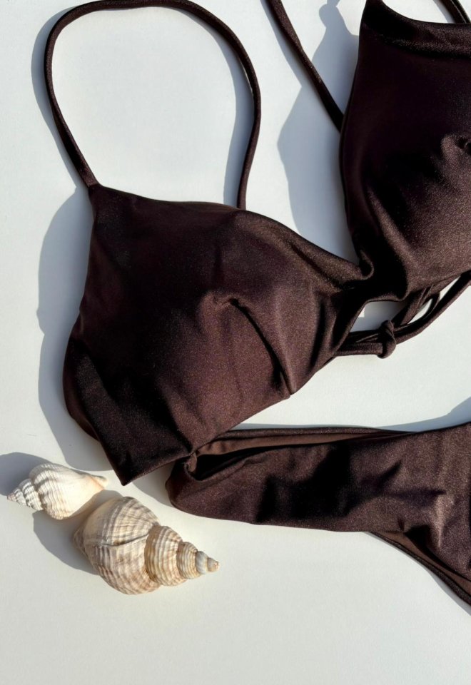 Bikini Tina Lycra Lucida Marrone – Matinée -  S