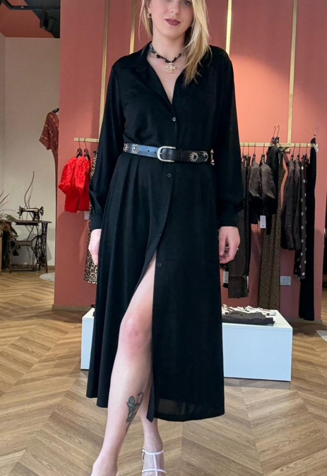 Chemisier Livio Nero – Be Limousine -  S