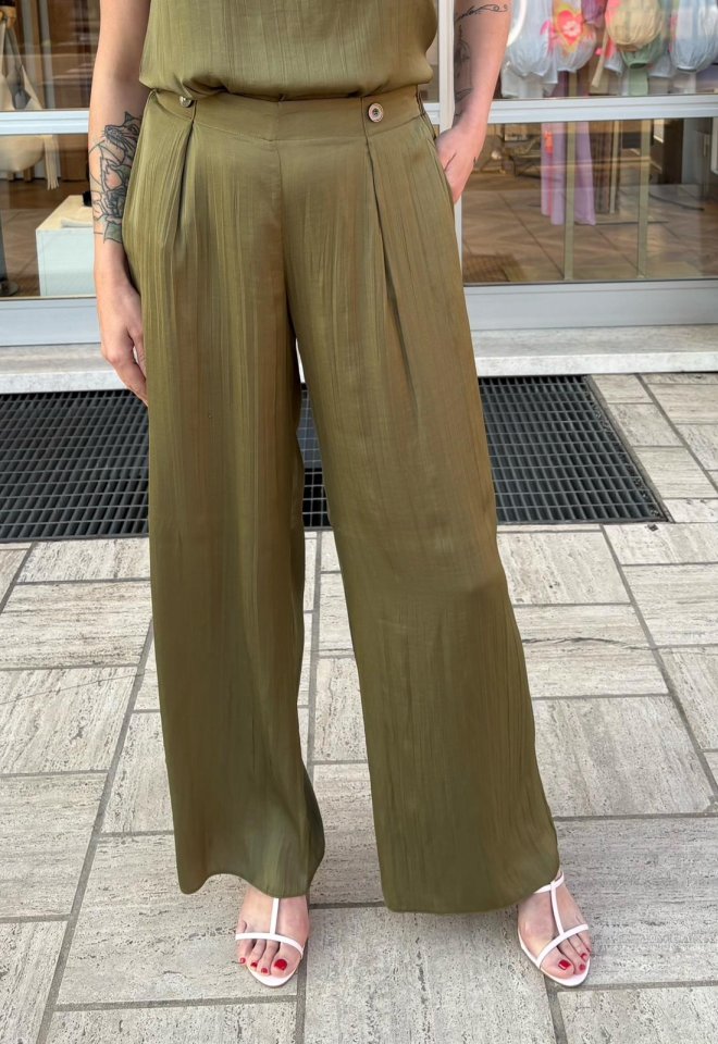 Pantalone Palazzo Satin -  46