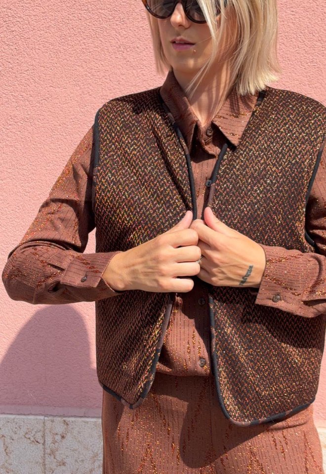 Gilet Imbottito Double Face Candy – Luce Studio -  XS/S