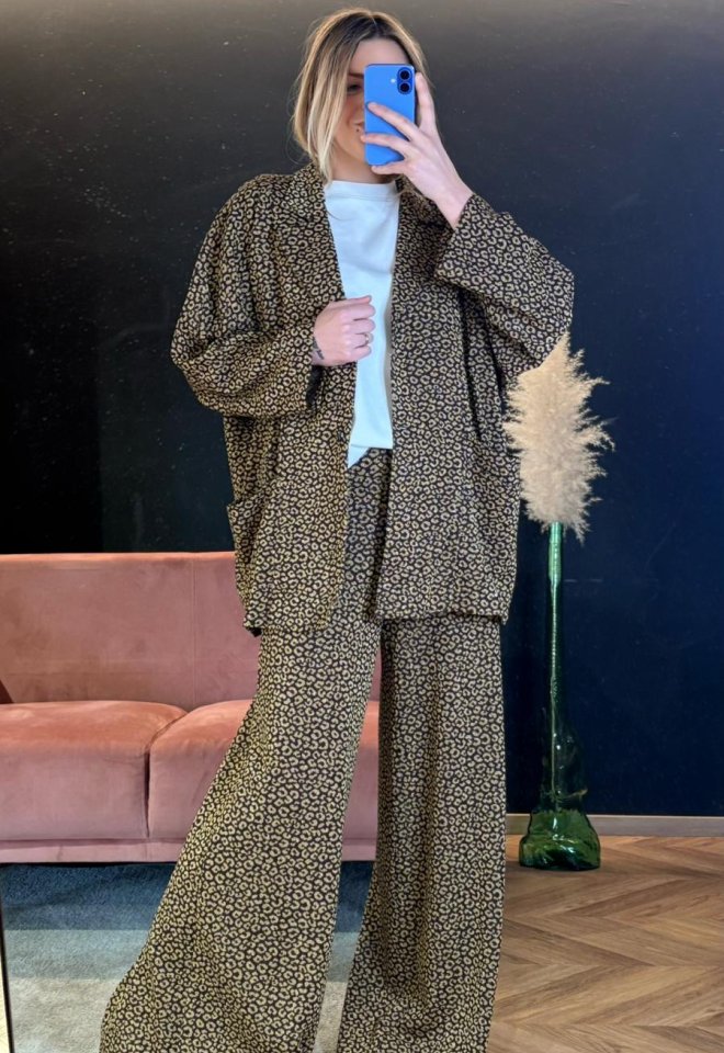 Blazer over maculato oro – Luce Studio -  XS/S