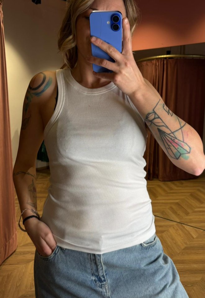 Top a Costine con Scollo all’Americana – Nümph -  S