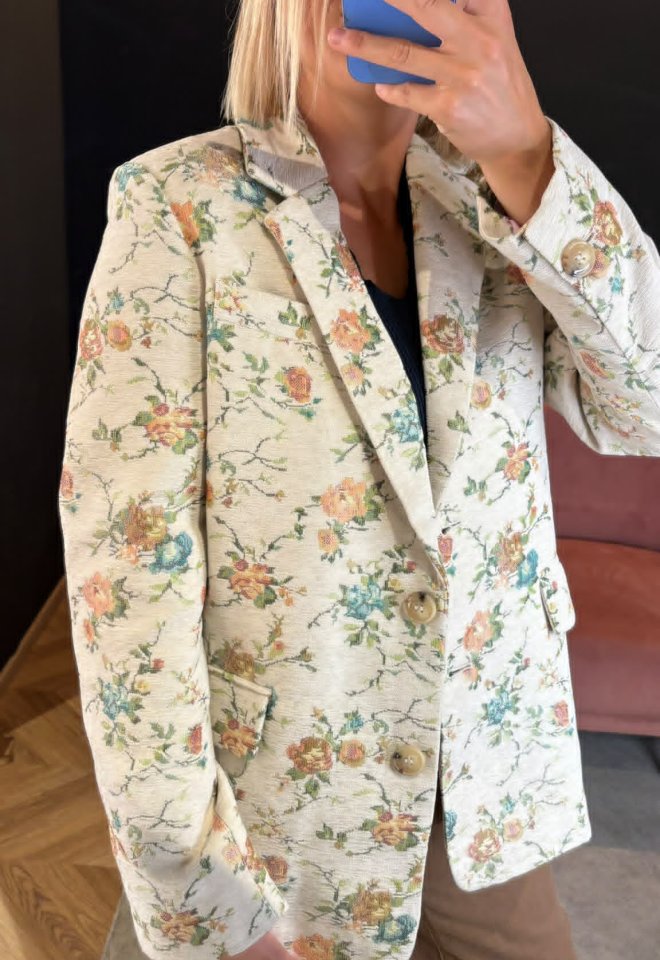 Blazer Oversize Floreale Nuharpa – Nümph -  S