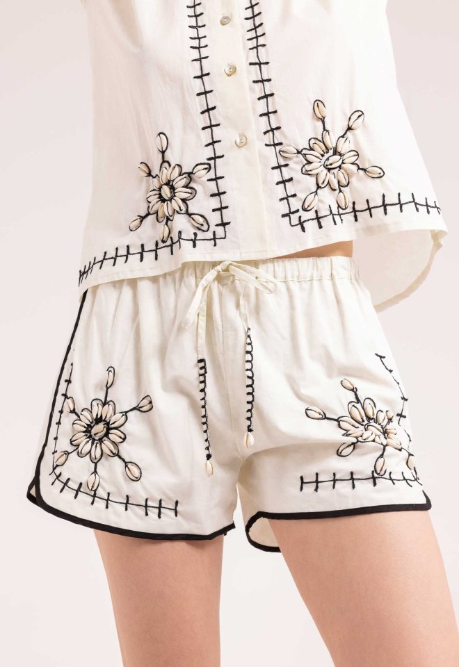 Shorts “Shell Embroidery” – Front Street 8 -  S